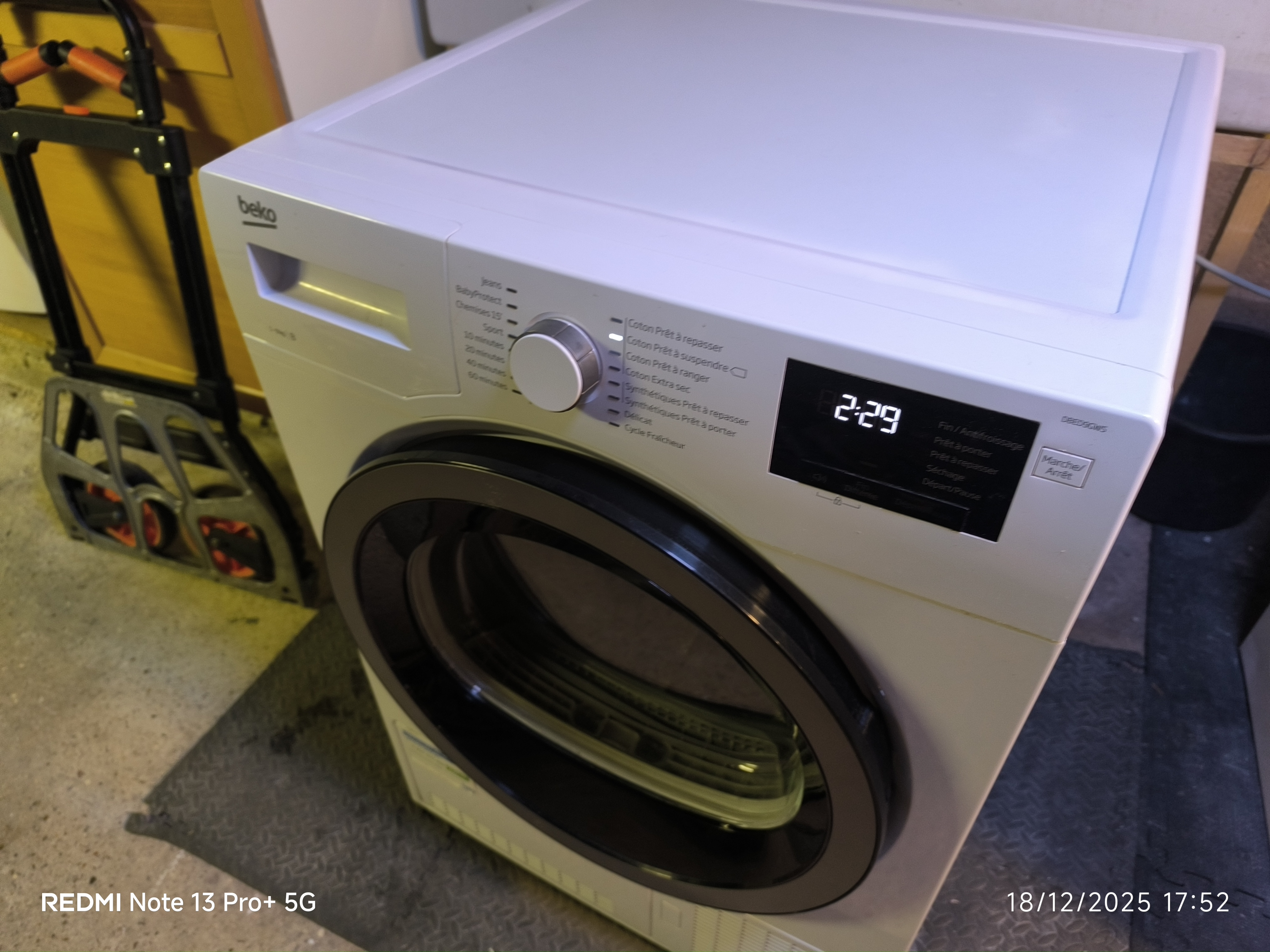 Photo 4 - BEKO Sèche Linge BEKO 9kg condensation reconditionné - Électroménager - Samy Répare dans l'Eure (27)