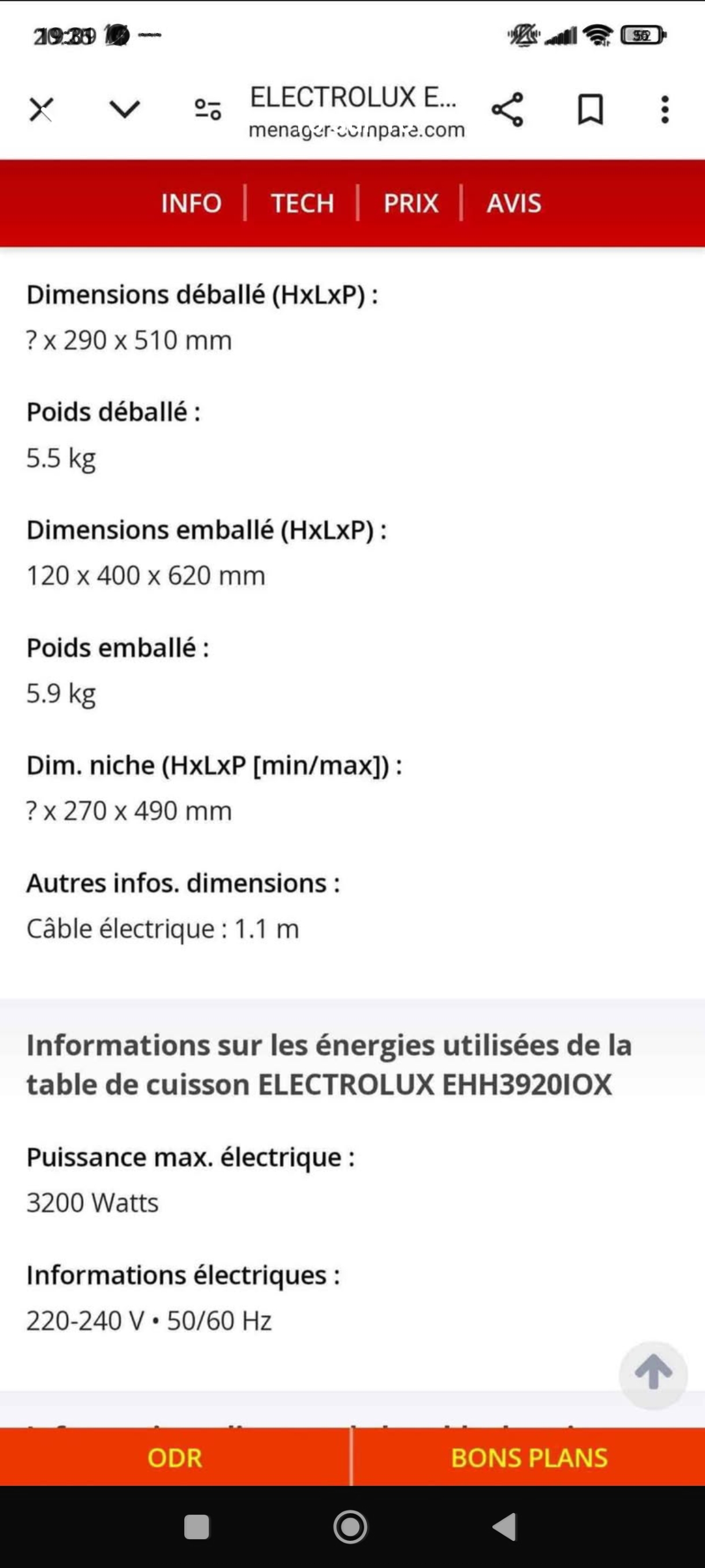 Photo 10 - Electrolux Plaque de cuisson encastrable 2 feux Electrolux induction reconditionné - Électroménager - Samy Répare dans l'Eure (27)