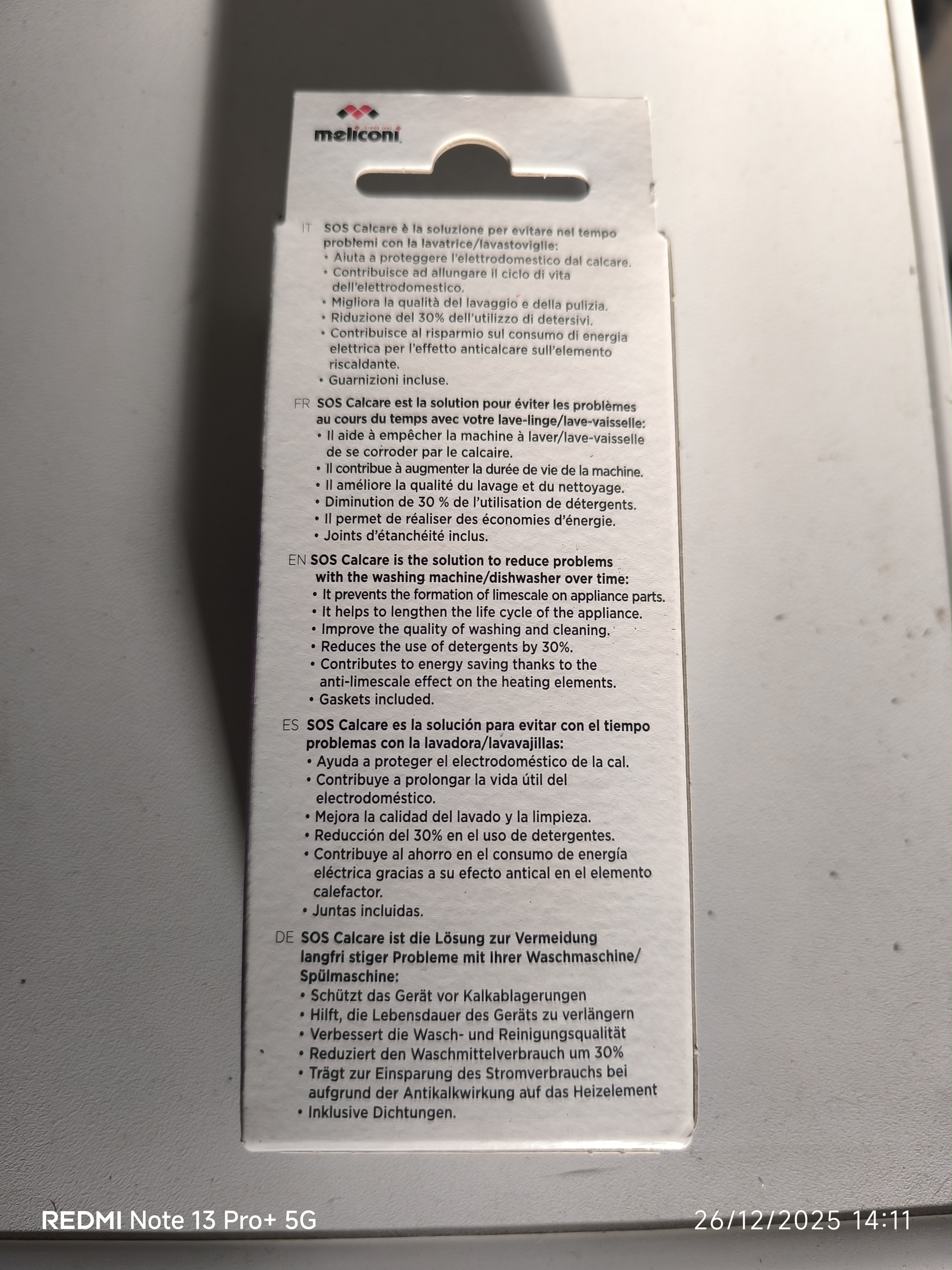 Photo 2 - Meliconi Anti calcaire magnétique reconditionné - Électroménager - Samy Répare dans l'Eure (27)