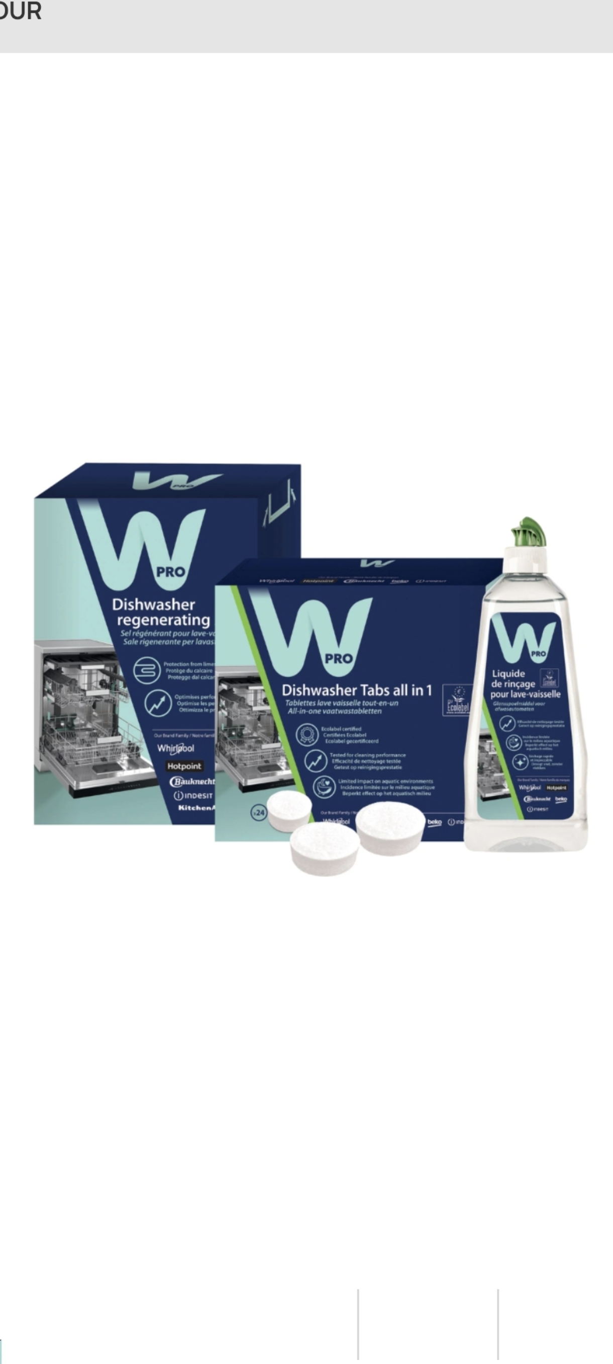 Photo 4 - WPRO KIT DE DÉMARRAGE WPRO eco lave vaisselle reconditionné - Électroménager - Samy Répare dans l'Eure (27)
