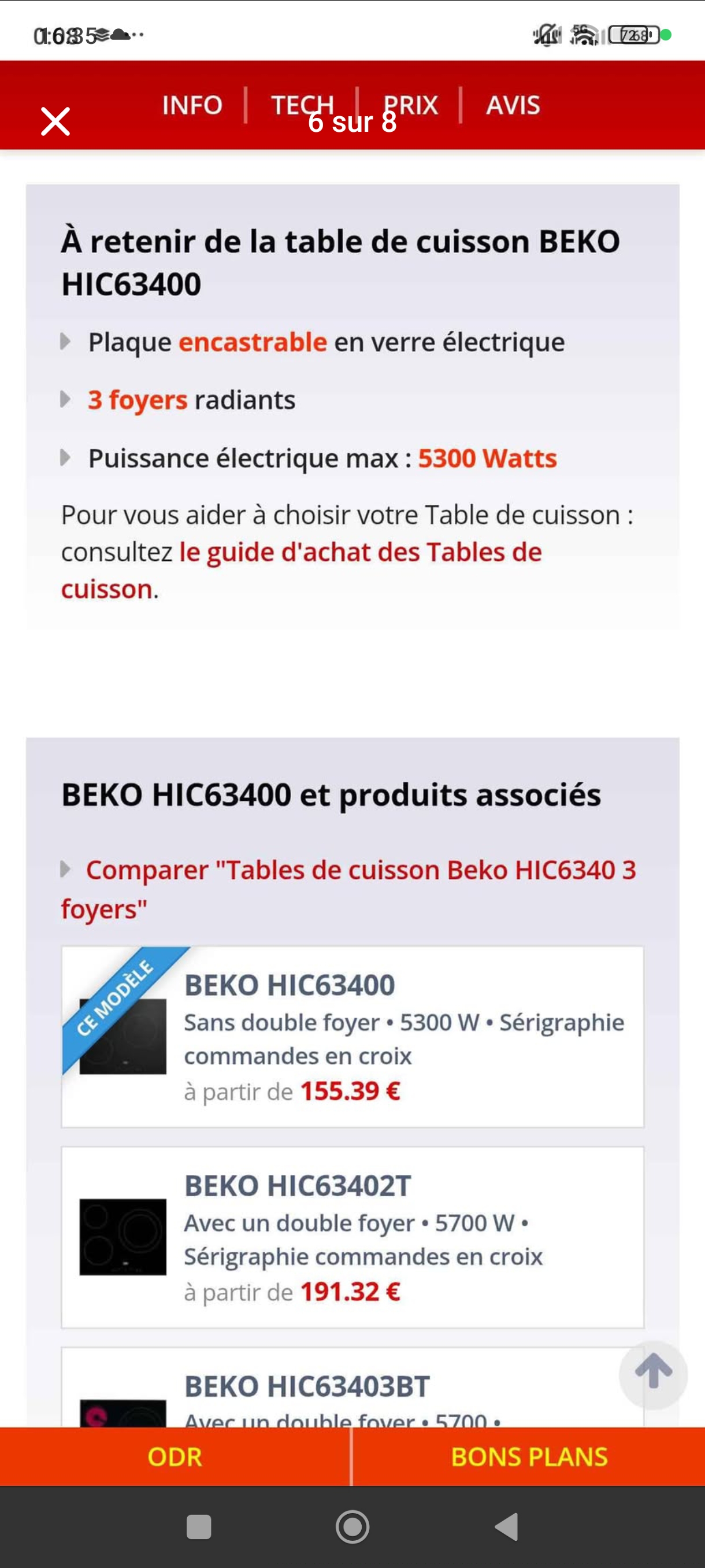 Photo 6 - BEKO Plaque Vitrocéramique 3 feux BEKO reconditionné - Électroménager - Samy Répare dans l'Eure (27)