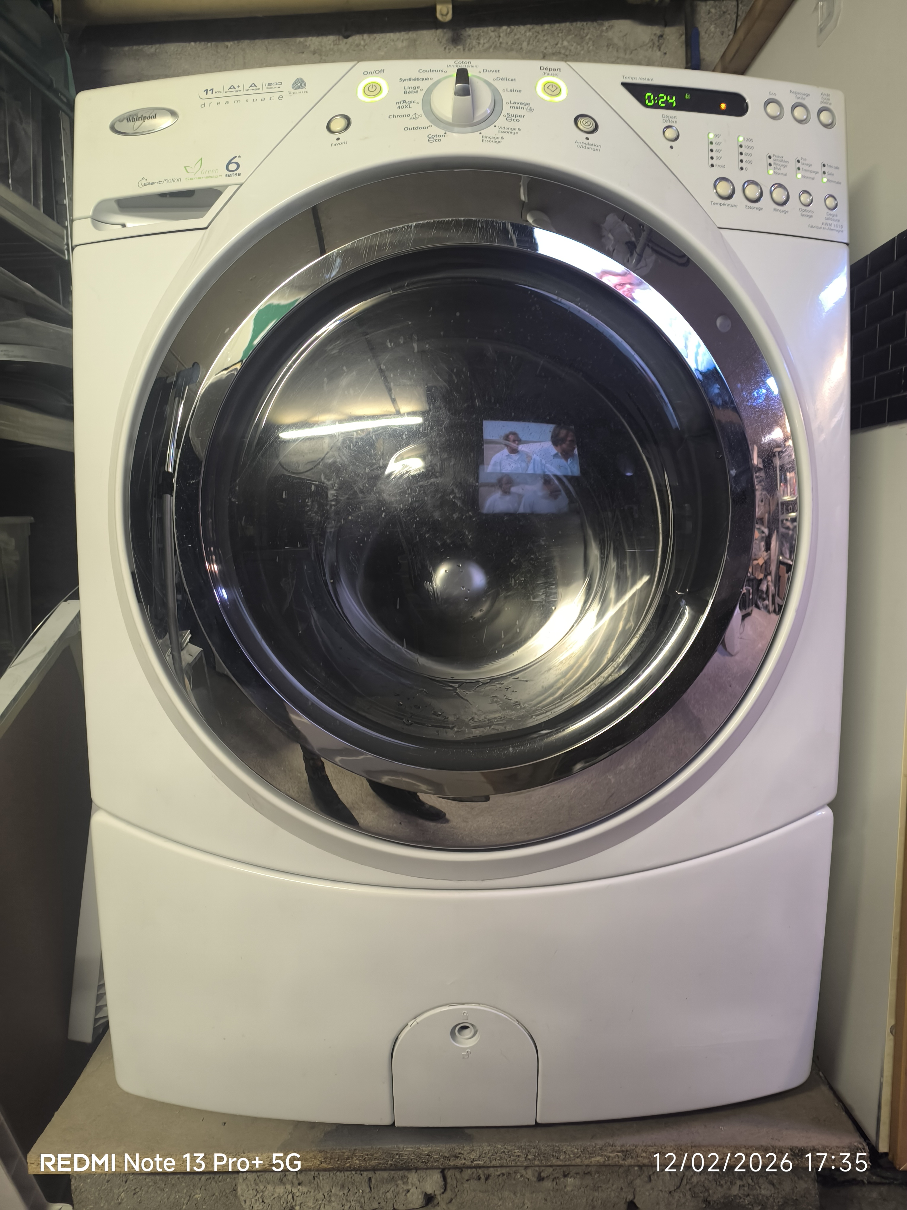 Whirlpool Lave linge Whirlpool 6eme 11kg semi professionnel reconditionné - Électroménager - Samy Répare