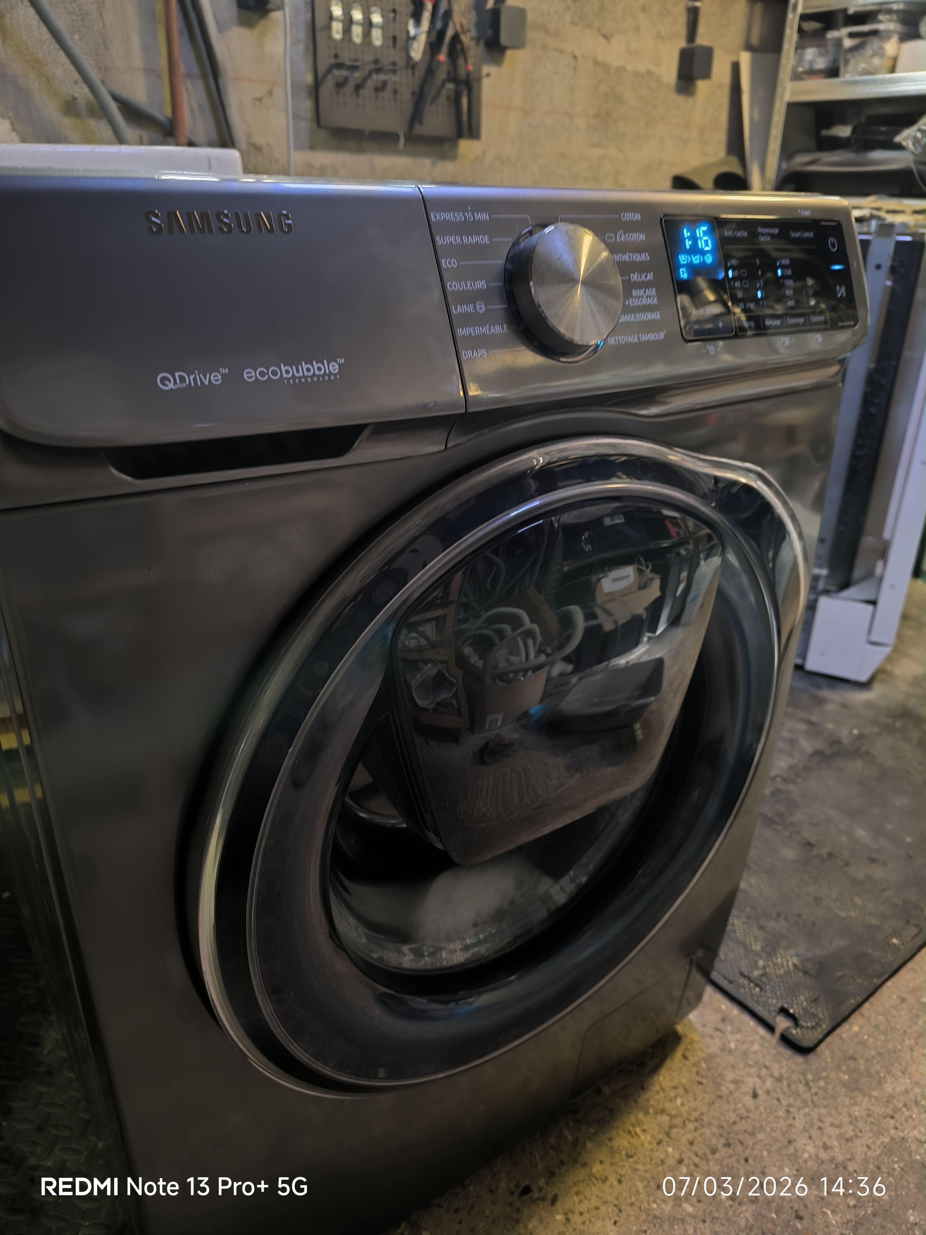 Photo 2 - Samsung LAVE linge frontal Samsung ecco bubble 9kg A+++ reconditionné - Électroménager - Samy Répare dans l'Eure (27)