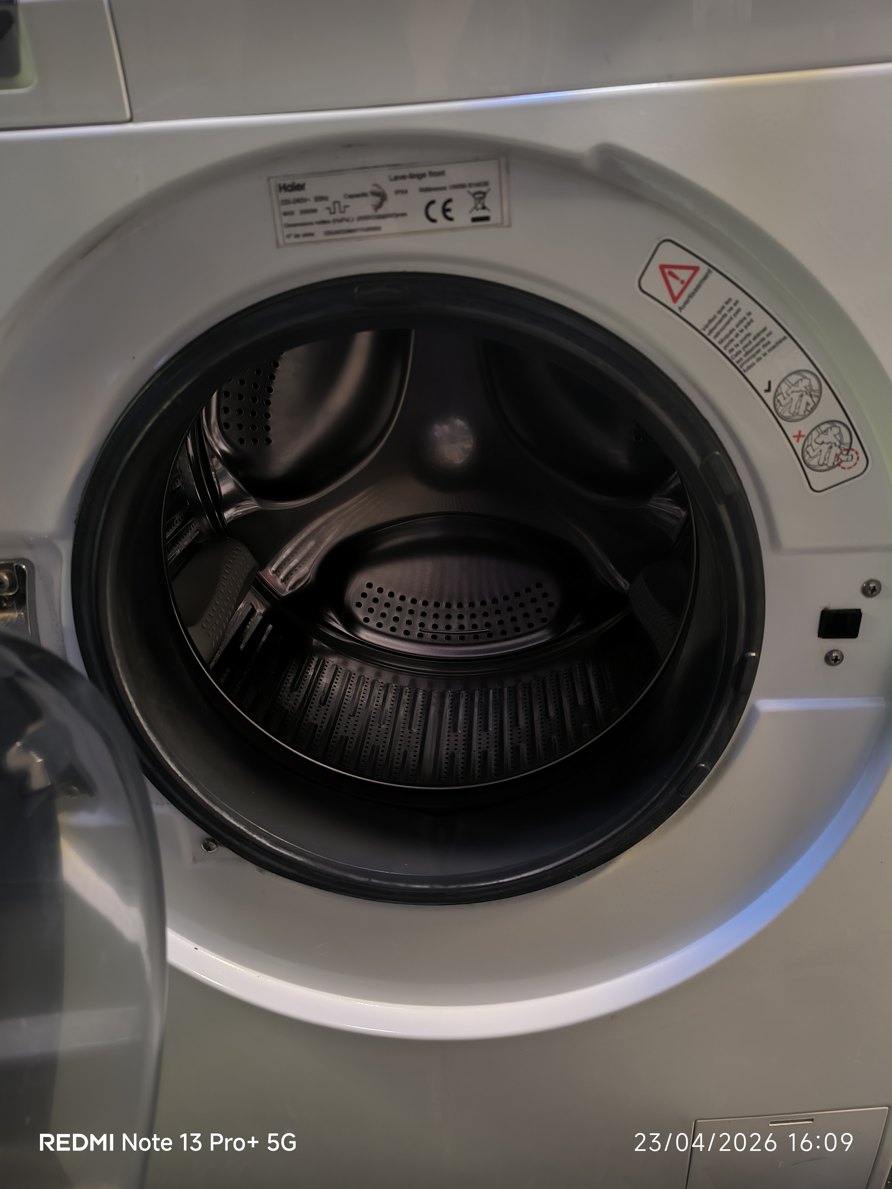 Photo 4 - Haier LAVE linge Haier 9kg reconditionné - Électroménager - Samy Répare dans l'Eure (27)