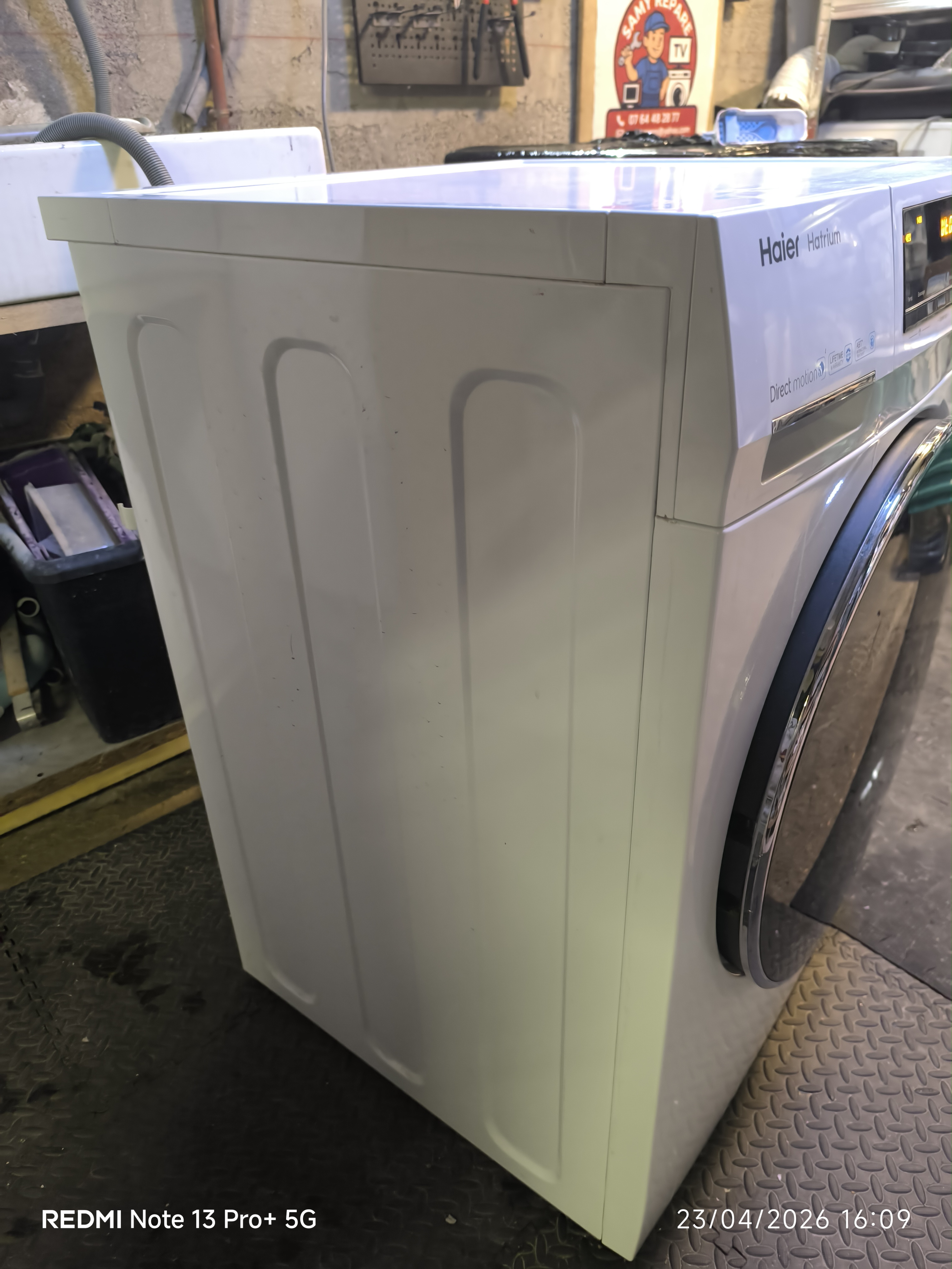 Photo 6 - Haier LAVE linge Haier 9kg reconditionné - Électroménager - Samy Répare dans l'Eure (27)