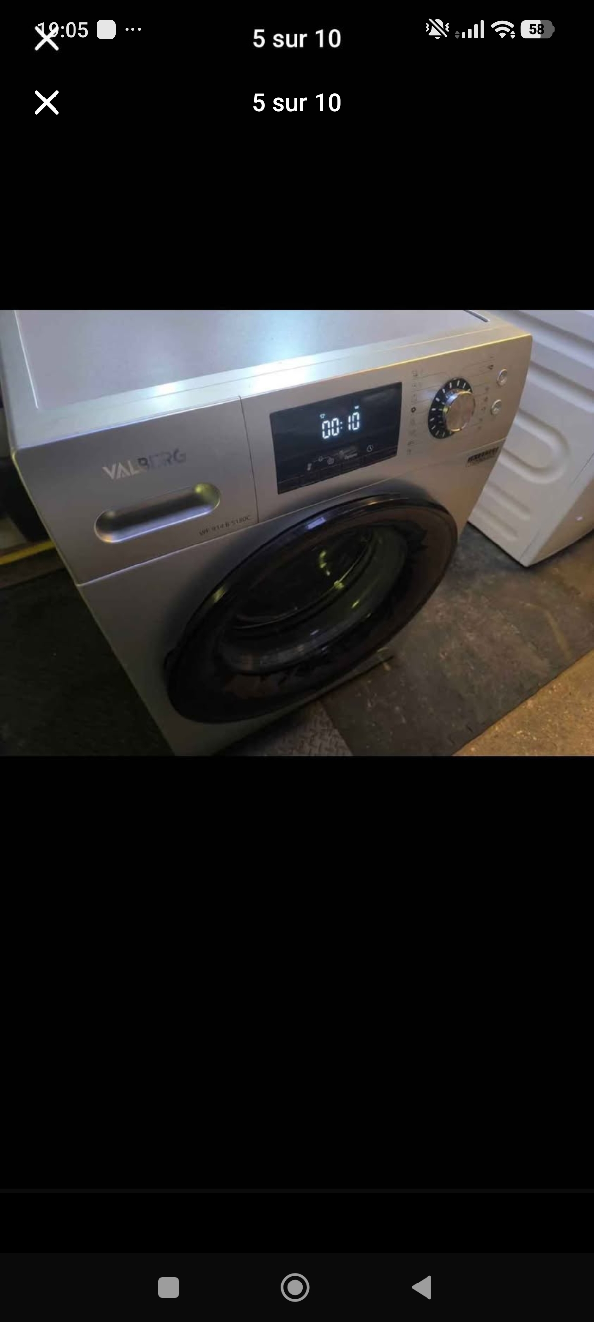 Photo 5 - Valberg  Lave linge Valberg 9kg 1400 trs reconditionné - Électroménager - Samy Répare dans l'Eure (27)