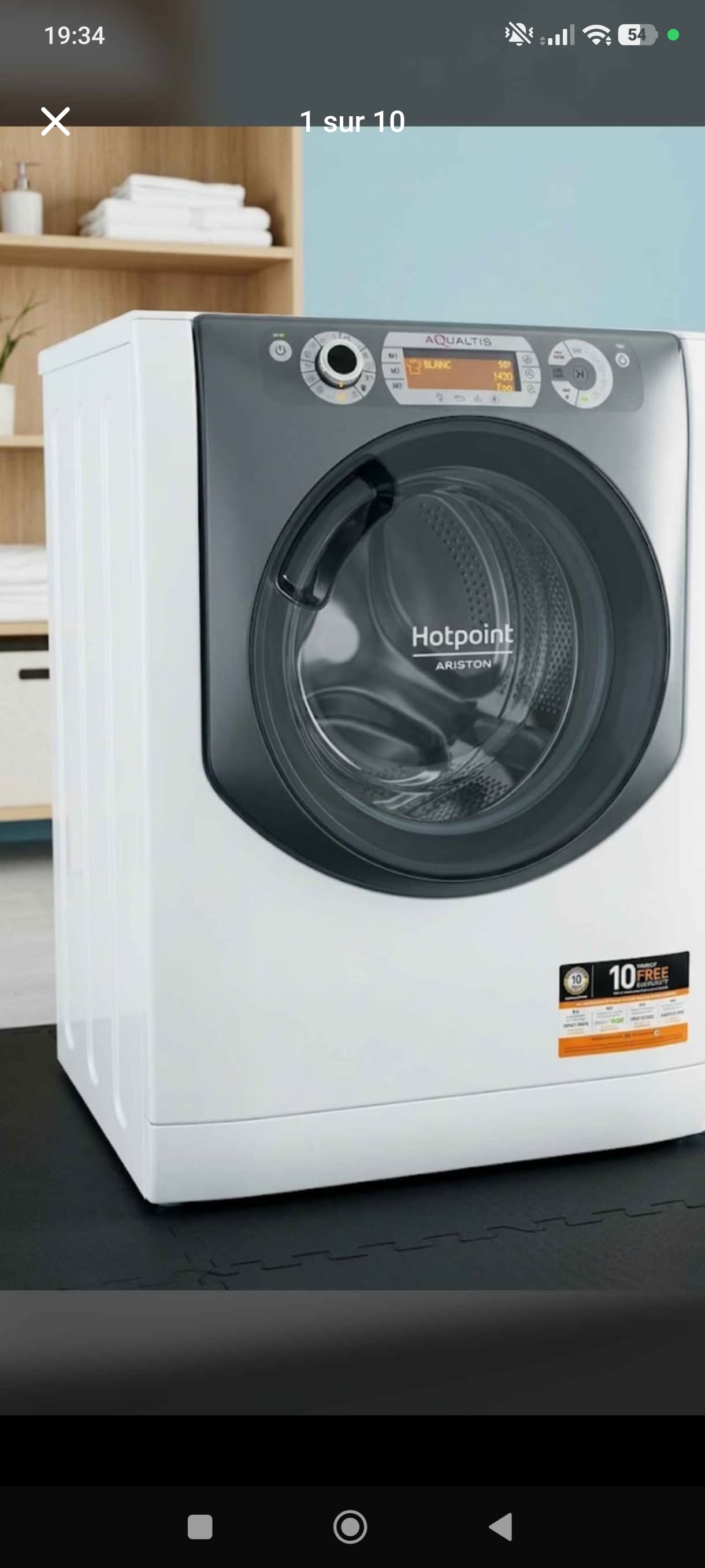 Hotpoint LAVE linge Hotpoint Ariston 11kg 1400trs reconditionné - Électroménager - Samy Répare