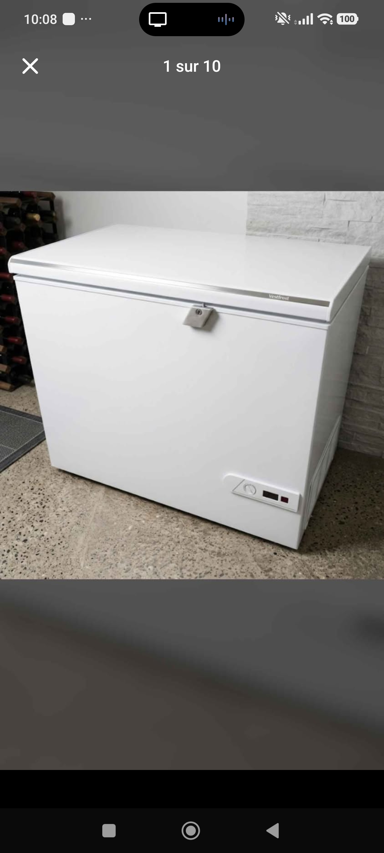 Vestfrost Congélateur coffre 190l Vestfrost reconditionné - Électroménager - Samy Répare