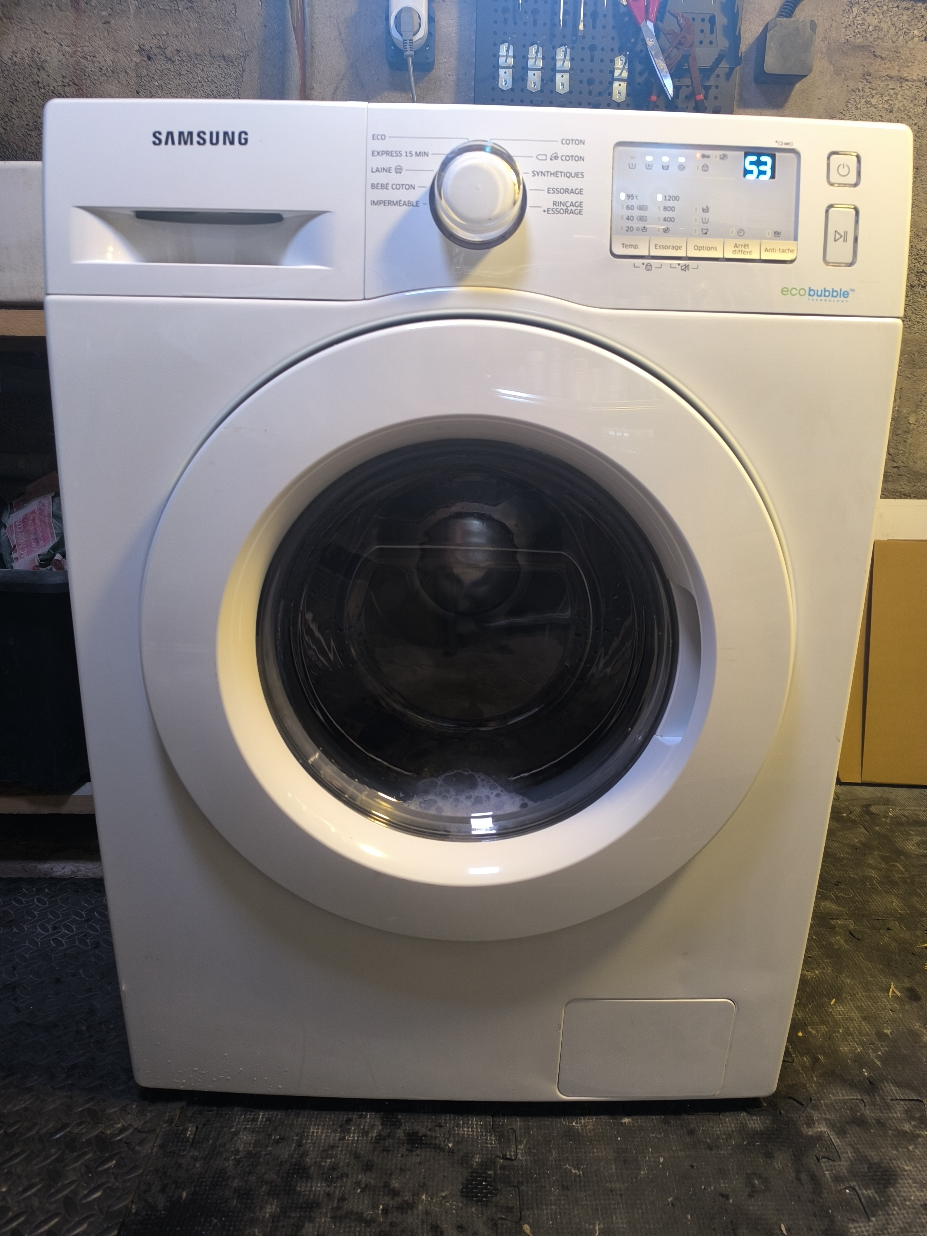 Photo 2 - SAMSUNG LAVE linge SAMSUNG ecco bubble 8,kg 1200trs reconditionné - Électroménager - Samy Répare dans l'Eure (27)