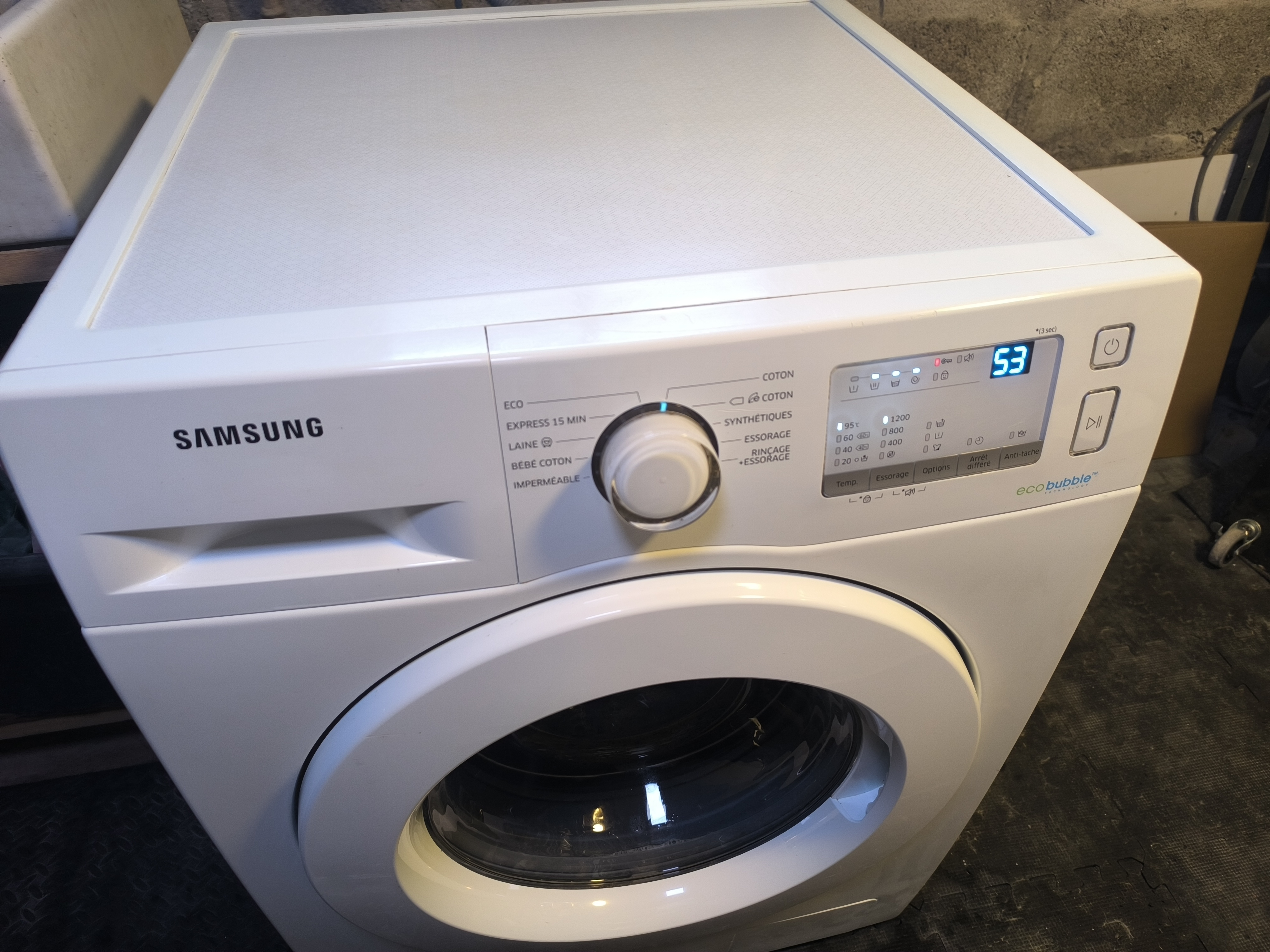 Photo 4 - SAMSUNG LAVE linge SAMSUNG ecco bubble 8,kg 1200trs reconditionné - Électroménager - Samy Répare dans l'Eure (27)