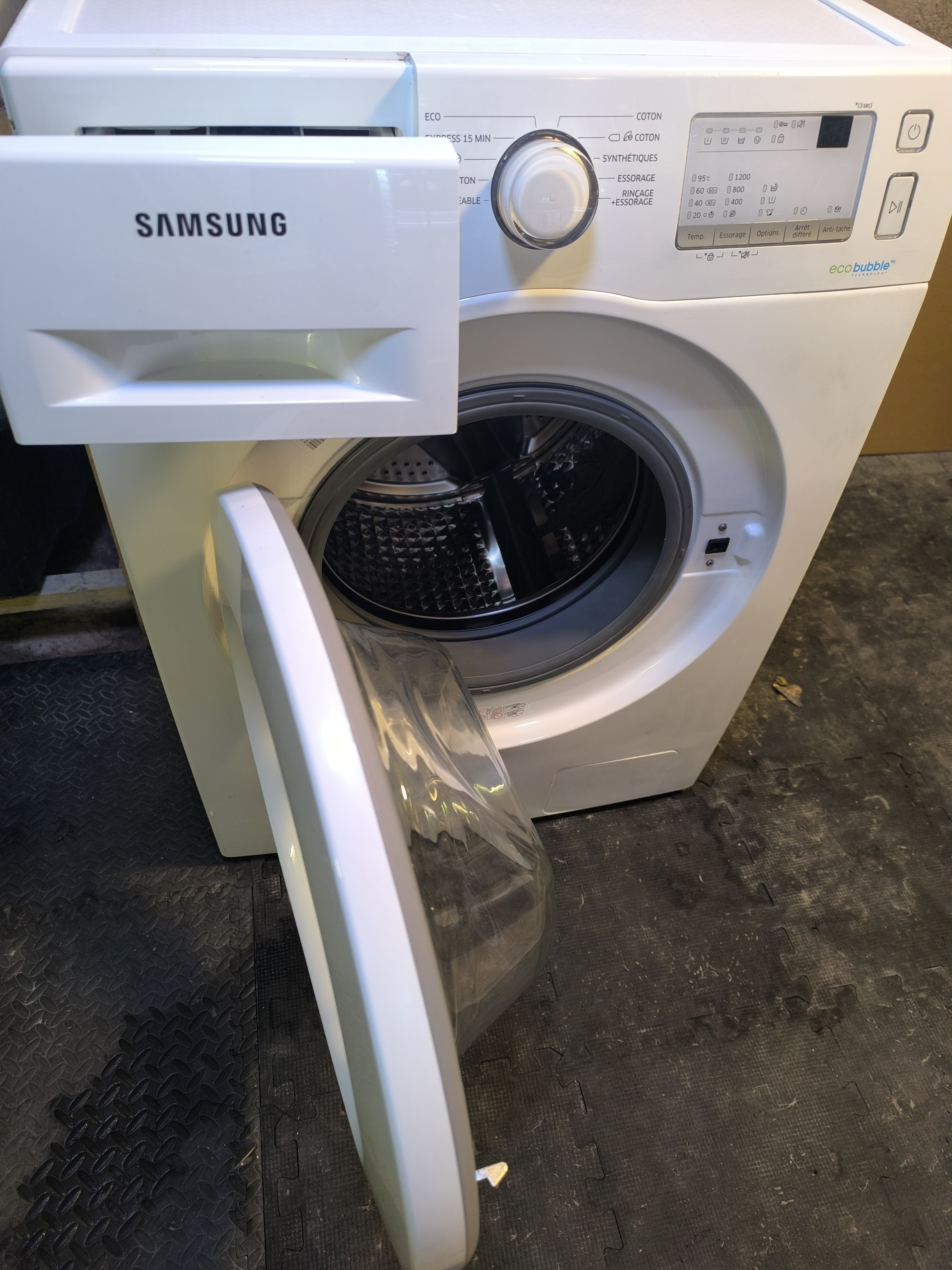 Photo 7 - SAMSUNG LAVE linge SAMSUNG ecco bubble 8,kg 1200trs reconditionné - Électroménager - Samy Répare dans l'Eure (27)