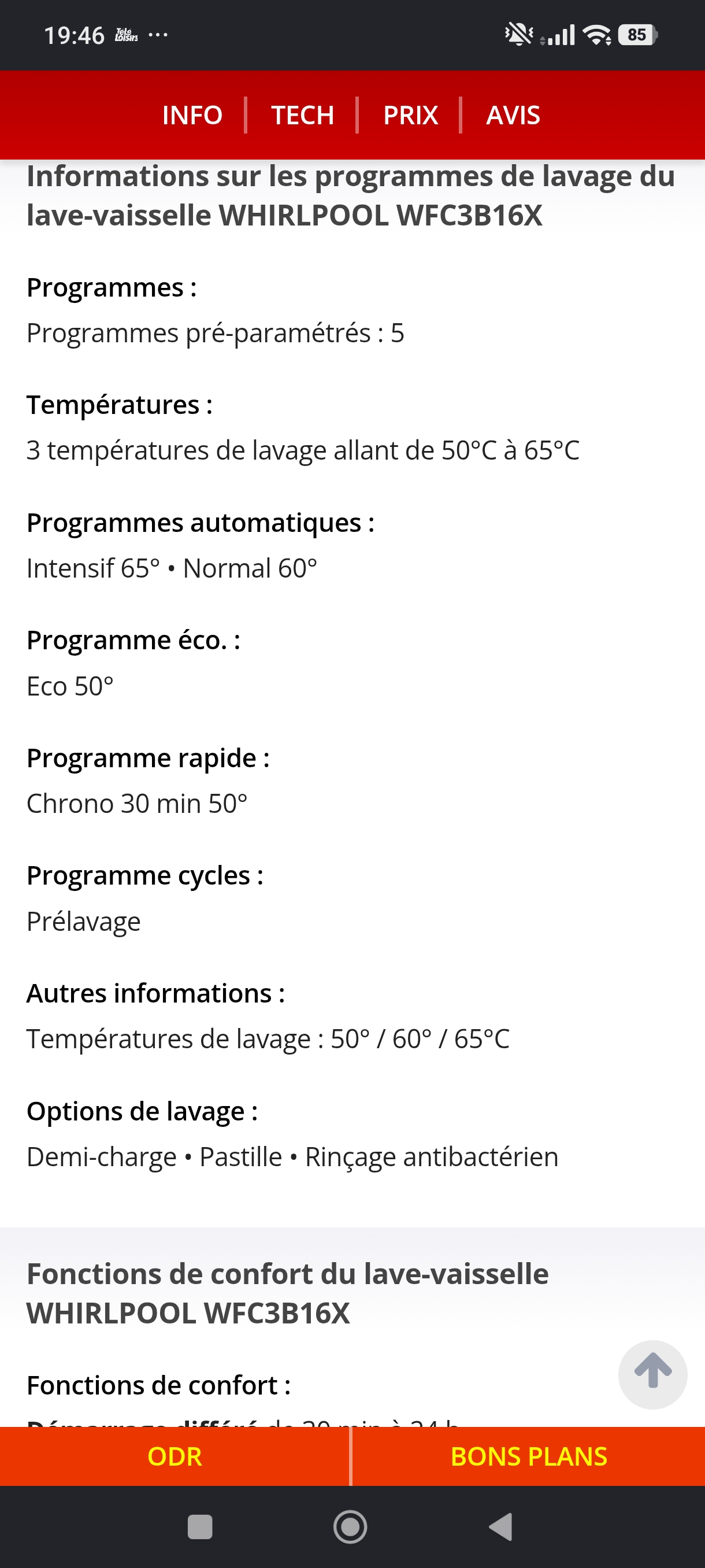 Photo 9 - WHIRLPOOL LAVE vaisselle Whirlpool 13 couverts A+ reconditionné - Électroménager - Samy Répare dans l'Eure (27)