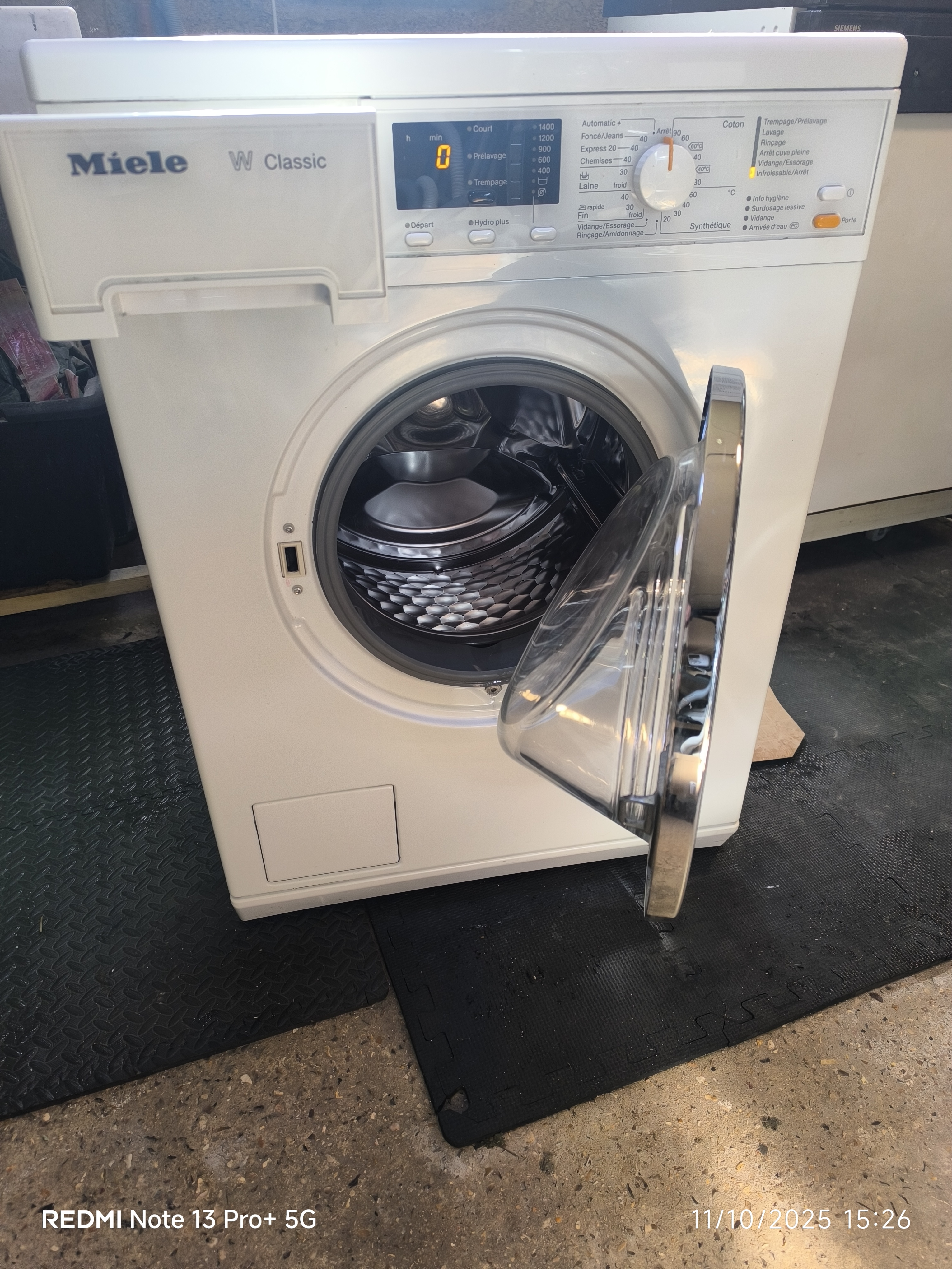 Photo 2 - MIELE LAVE LINGE MIELE 7KG 1400TRS A++ reconditionné - Électroménager - Samy Répare dans l'Eure (27)